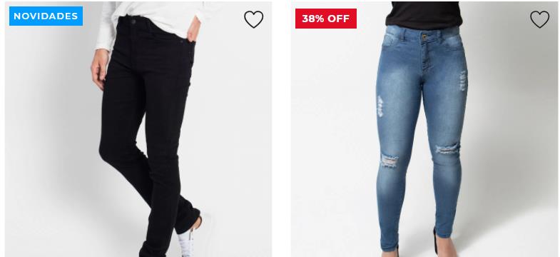 Cupom Rovitex de 10% OFF em calças Jeans masculinas ou femininas - cupom jeans