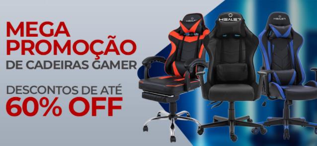 Cadeiras Gamer em promoção com até 60% OFF no Ecomprei - desconto promocao cadeiras ecomprei