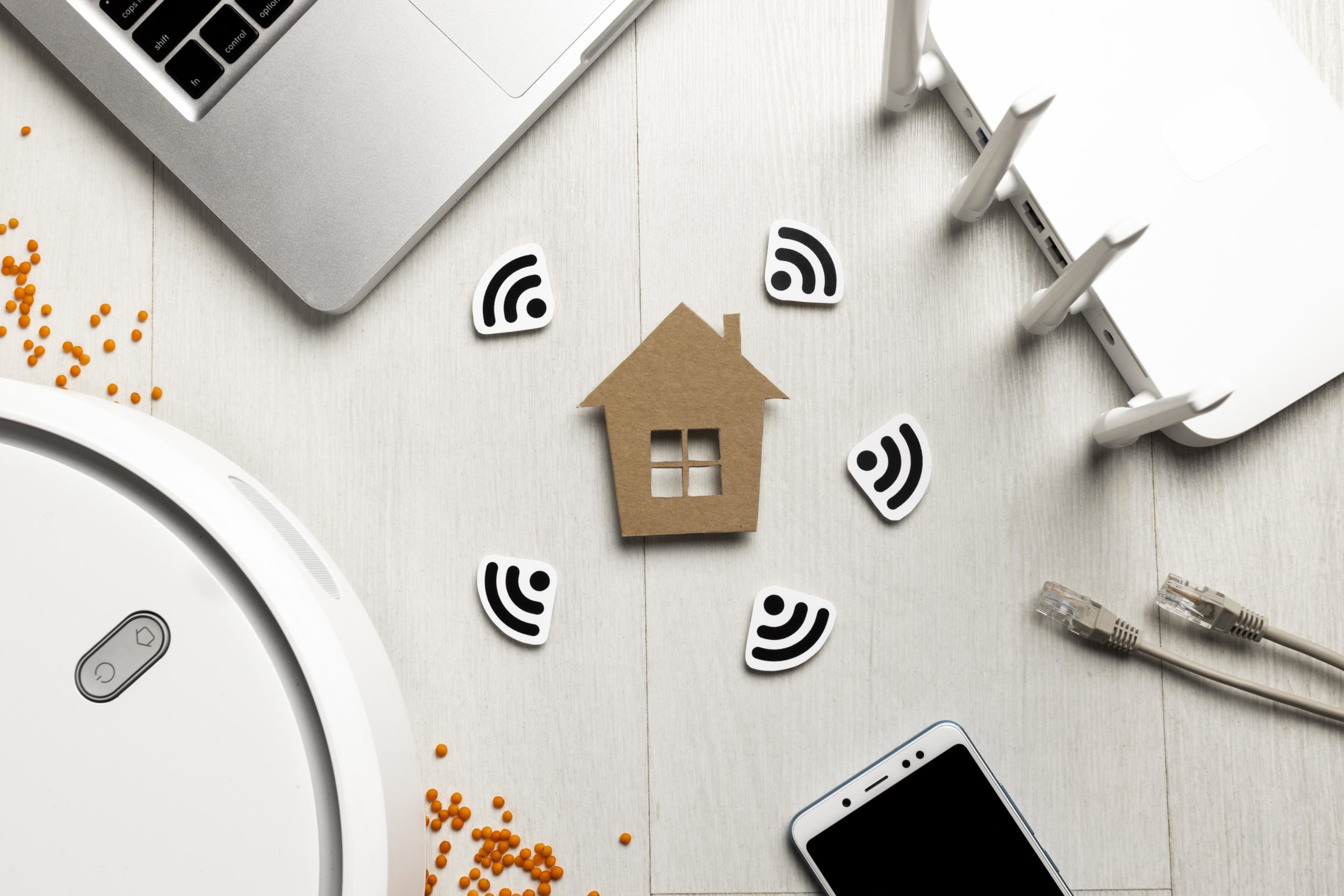 Qual o melhor plano de banda larga e como assinar com desconto? - Olist Tiny Dicas para economizar vista de cima roteador internet banda larga conexao wifi scaled