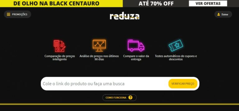 Ferramenta Reduza compara preços de produtos nos últimos noventa dias