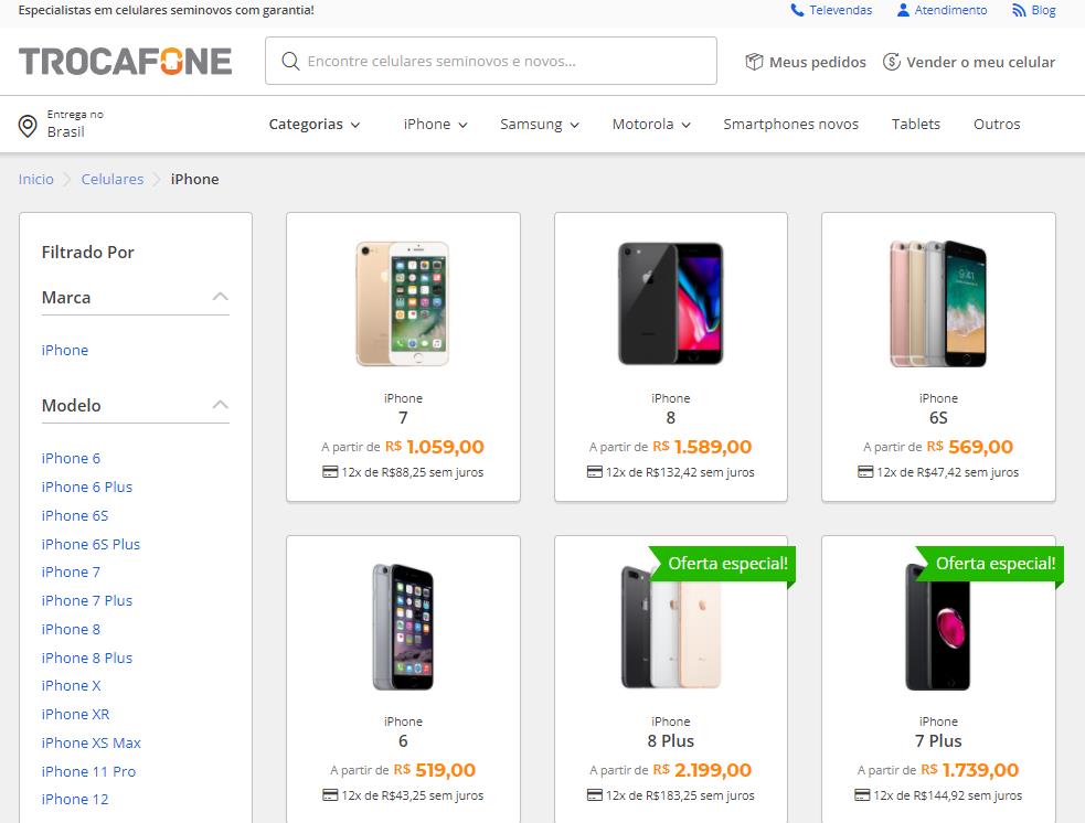 Onde encontrar iPhone para comprar com desconto de Black Friday? - compras online Dicas para economizar iphones no trocafone