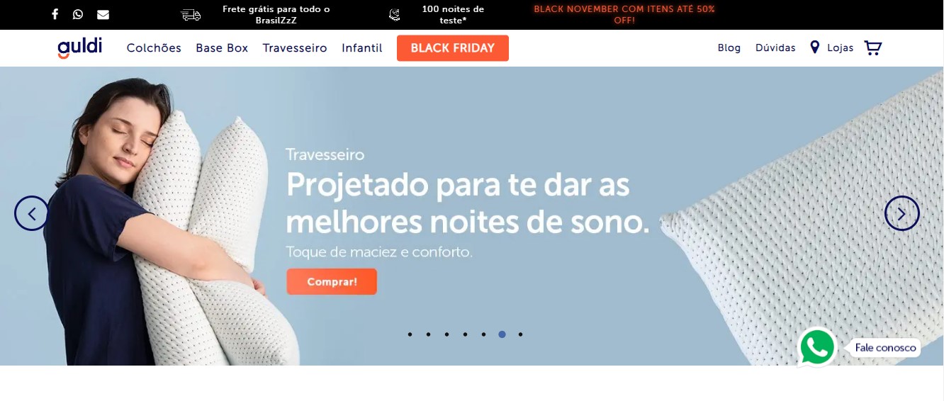 Compre os melhores colchões Guldi pagando mais barato com os códigos promocionais do PegaDesconto