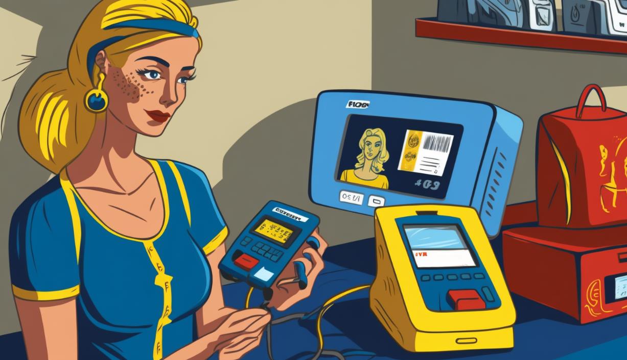 Venda mais e pague menos com SafraPay: a máquina de cartão de crédito com a menor taxa - maquininha de cartão de crédito Ganhar dinheiro na internet mulher cobrando uma venda no cartao