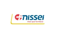 Abrir o site Farmácia Nissei Logotipo Farmácia Nissei