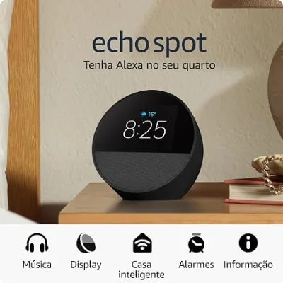 Echo Spot com Alexa - Amazon - Amazon