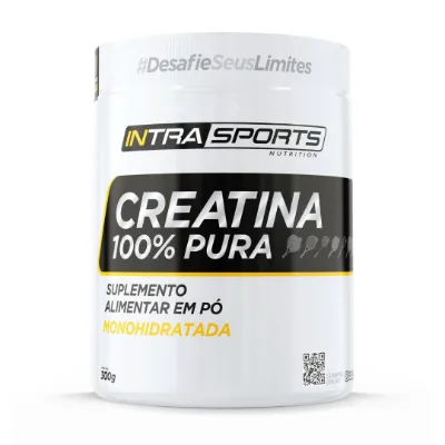 Creatina 100% Pura Monohidratada – 300g (100 doses) - Intra Sports - Intra Sports Nutrition