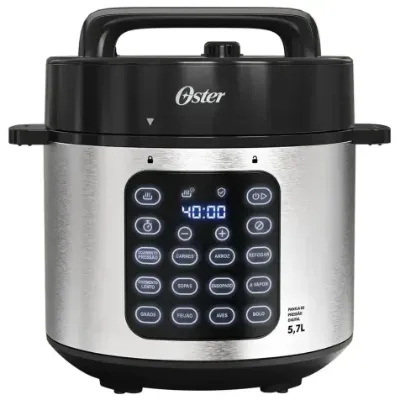 Panela de Pressão Elétrica Digital 5,7L Oster - Oster - Loja Oster