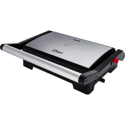 Mini Grill Elétrico Oster Inox 2 em 1 - Oster - Loja Oster