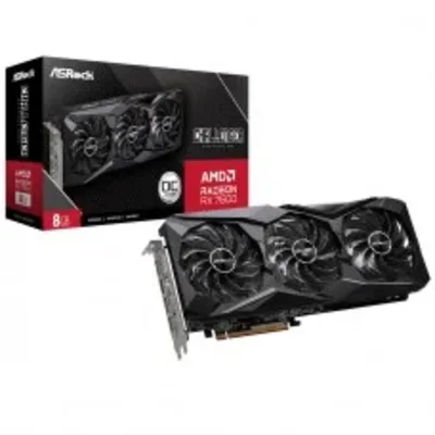 Placa de Vídeo AsRock RX 7600 Challenger Pro OC 8GB - AsRock - Terabyte Shop