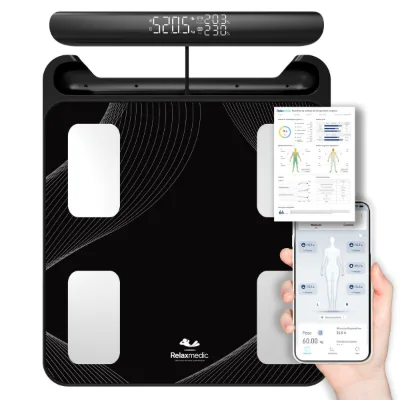 Balança de Bioimpedância Digital Biolife - Relaxmedic - Relax Medic