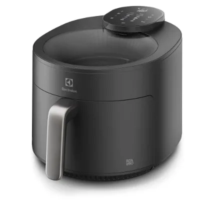 Air Fryer Electrolux por Rita Lobo 5,1L Cinza Expert c/Visor 1500W (EAF170) - Electrolux - Electrolux
