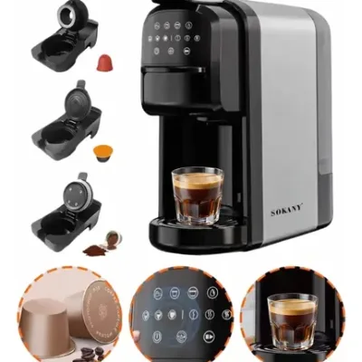 Cafeteira Elétrica Multibebidas Automática 3 Em 1 Capsulas - Sokany - Mercado Livre
