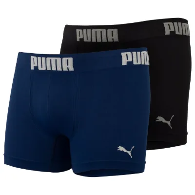 Kit de Cuecas Boxer sem Costura Puma com 2 Unidades – Adulto - Puma - Centauro
