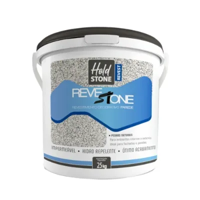 Revestimento de Pedras Para Parede Revestone 25KG Grafite Natural - Hold Stone - Escuta o Véio