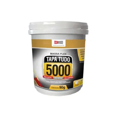 Massa Flex Tapa Tudo 5000, 90G – Pequenos Reparos, Fácil Aplicação - Drylevis - Escuta o Véio