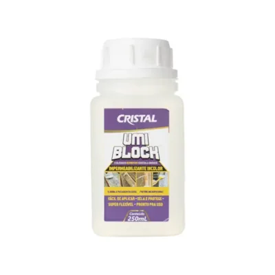 Impermeabilizante Umi Block Cristal 250ML Incolor – Pequenos Reparos, Pronto Para Uso - Cristal - Escuta o Véio