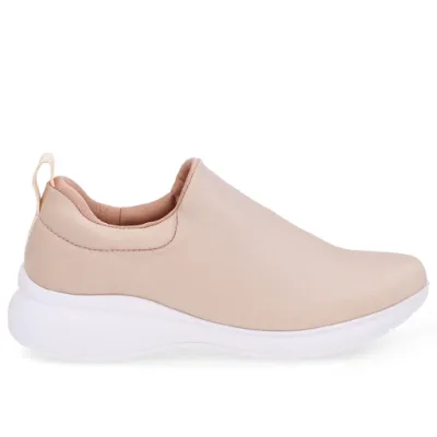 Tênis Slip On Bege Elastano várias cores - Usaflex - Usaflex