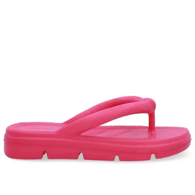Chinelo Rosa Poofy Plataforma Eva - Usaflex - Usaflex