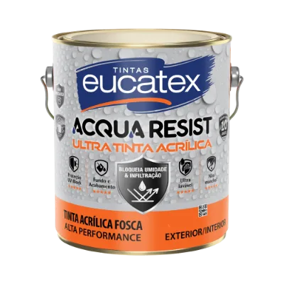 Tinta Impermeabilizante Acqua Resist Branca Fosca 3,6L Eucatex - Eucatex - Loja Eucatex