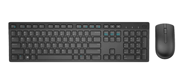 Os 7 melhores teclados ergonômicos e mais confortáveis para trabalhar - melhores teclados ergonômicos Guias Kit Teclado e Mouse Wireless KM636 Dell 2