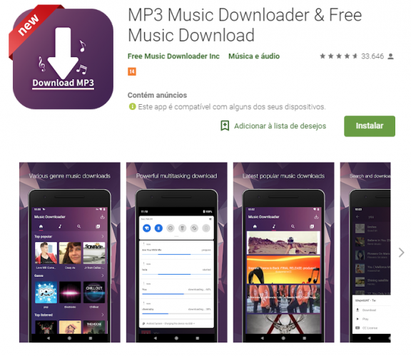 Os 11 TOP Apps para ouvir e baixar músicas no Android - ouvir e baixar músicas no Android Tecnologia e Internet MP3 Music Downloader baixar gratis