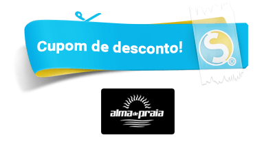 Cupom 5% OFF em todo site Alma de Praia - alma de praia cupom desconto 2