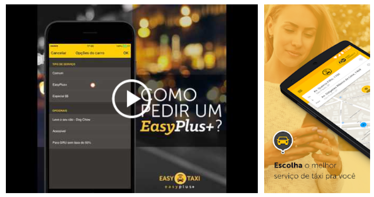 Diferenças entre aplicativos de transporte Easy Taxi, 99 POP, Uber e Cabify - aplicativos de transporte Artigos aplicativo easy