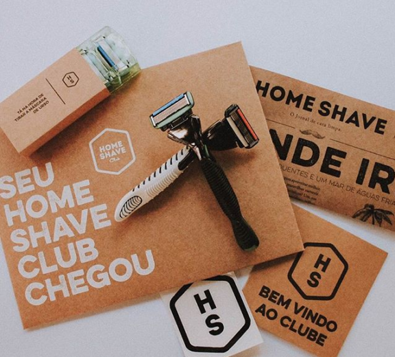 Primeira caixa do Home Shave Club