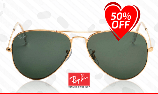 Óculos de Sol Ray Ban com 50% de desconto - chrome 2017 06 14 15 22 56