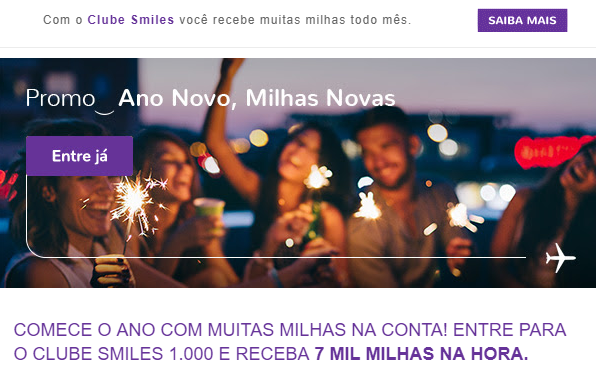 6 mil milhas grátis assinando Clube Smiles hoje - clube smiles milha gratis