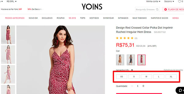 Como comprar roupas na Yoins? É confiável e seguro importar roupas? - comprar roupas Guias compras de roupas tamanho