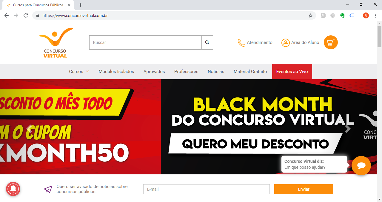 cursinho para concursos públicos