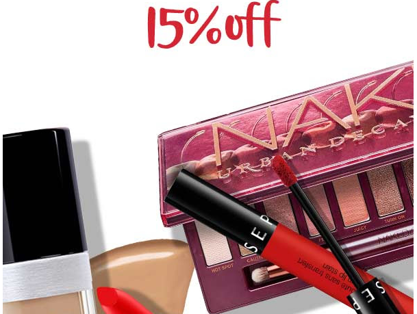 Desconto de 15% em todo site da Sephora - cupom 15 off sephora