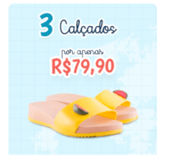 Cupom Boutique Infantil 3 calçados por R$ 79,90 - cupom calçados infantis