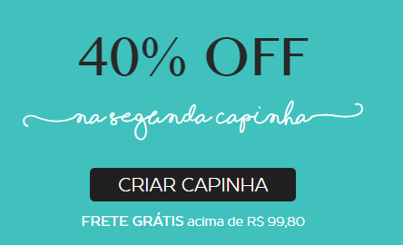 Cupom Case4you de 40% desconto em 2 capas - cupom case4you