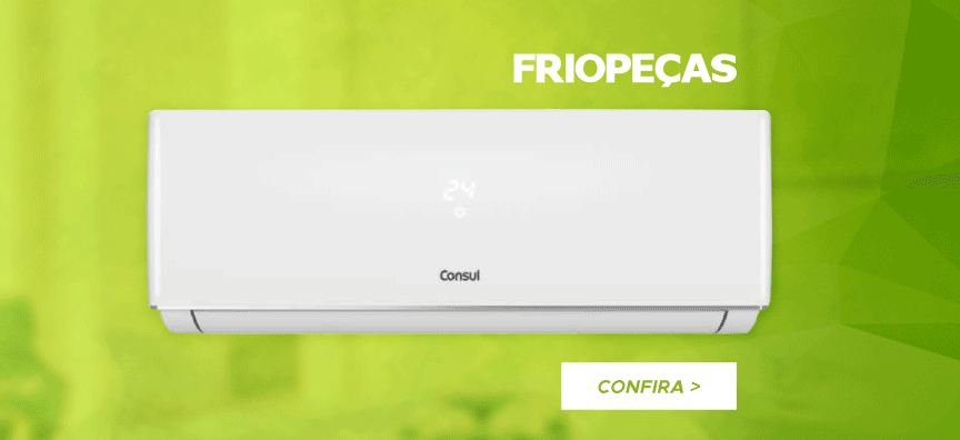 Cupom de R$ 100 desconto em Ar Split Consul na FrioPeças - cupom consul frio peças