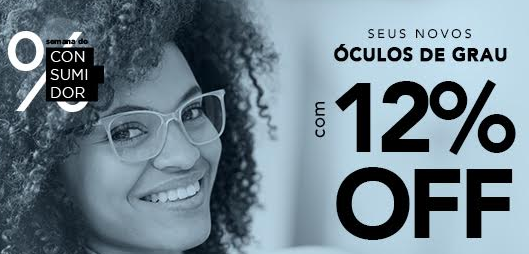 Cupom 12% OFF em Óculos de Grau na eÓtica - cupom eotica oculos grau