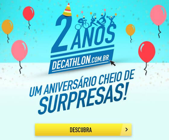 Compre e ganhe produtos nos 2 anos do site Decathlon - decathlon 2 anos