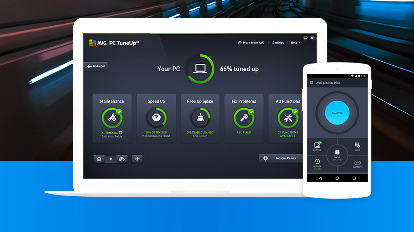 Desconto de 20% no AVG TuneUp para vários dispositivos - desconto 20 avg tuneup