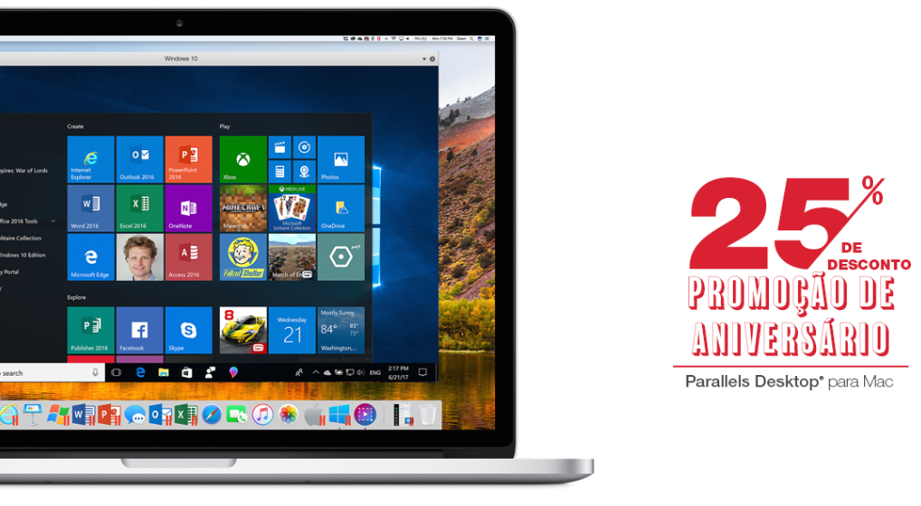 Desconto de 25% no Parallels Desktop em promoção - desconto 25 off parallels desktop