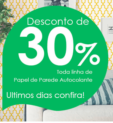 desconto 30 off loja papel na parede