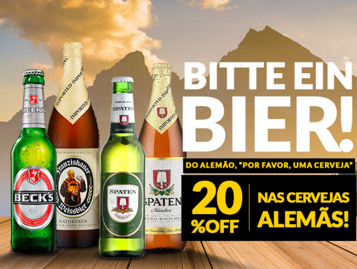 Desconto de 20% em Cervejas Alemãs - desconto cervejas alemanha