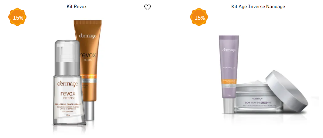 Cremes Anti-idade Dermage com 15% OFF no site - desconto dermage revox e age inverse