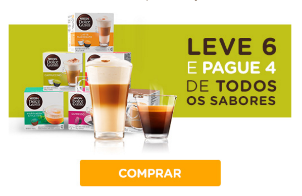 Promoção cápsulas Dolce Gusto - Leve 6 caixas e pague 4 - desconto dolce gusto 1