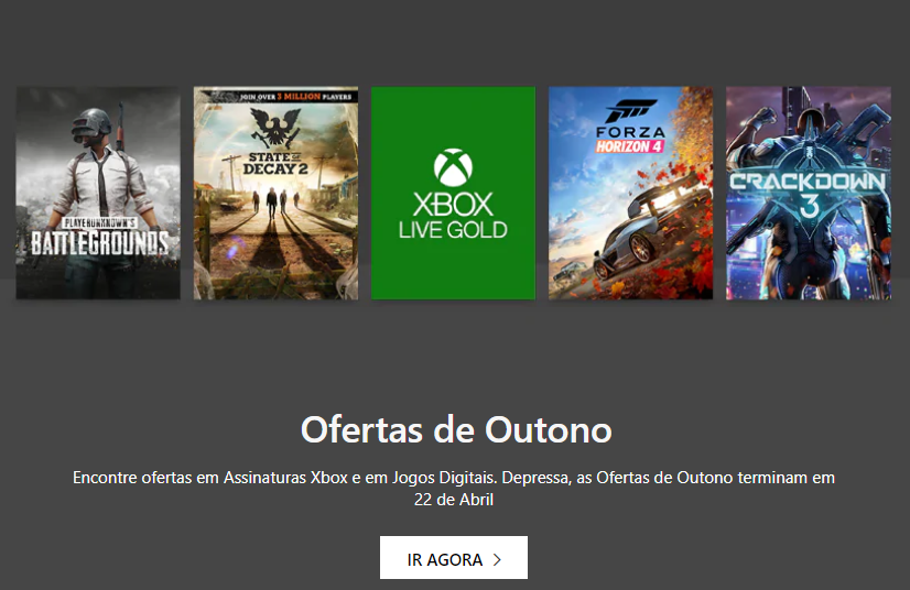 Ofertas em games de Xbox até 60% OFF na Microsof Store - desconto jogos xbox one