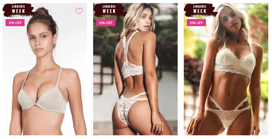 Descontos de até 39% na Lingerie Week da Duloren - desconto lingerie duloren