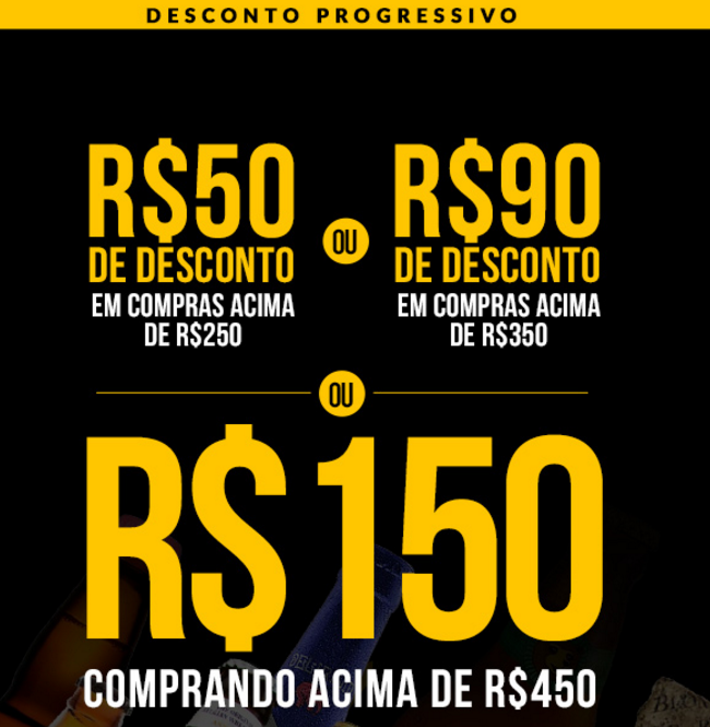 Desconto progressivo até R$ 150 OFF em cervejas - desconto progressivo emporio cerveja