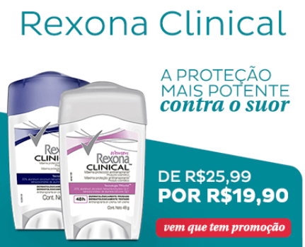 Desconto 23% em Rexona Clinical no site da Droga Raia - desconto rexona clinical