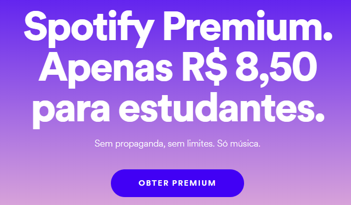 Spotify Premium por R$ 8,50. Desconto para estudantes! - desconto spotify premium 1
