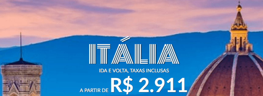 Ofertas de passagens para cidades italianas - descontos alitalia